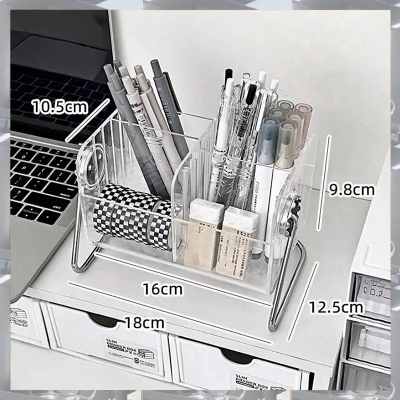 1 Piece Cosmetic Acrylic Shelf Stationery Storage Artifact Office Stationery Silver
1 Piece Cosmetic Acrylic Shelf Stationery Storage Artifact Office Stationery Silver