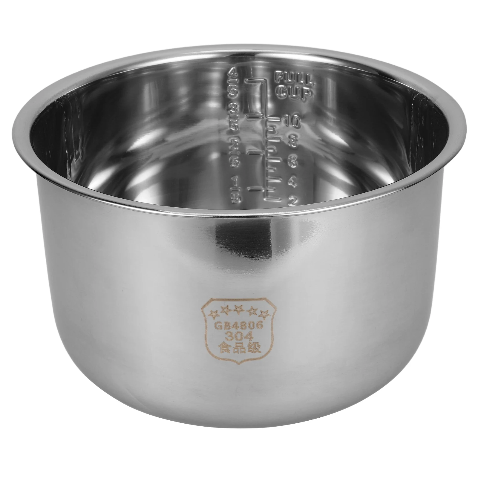 Stainless Steel Rice Cooker Inner Pot Large Capacity 304 Material Non Stick Cooking Bowl Electric Cooker Supply Kitchen Gadgets
Stainless Steel Rice Cooker Inner Pot Large Capacity 304 Material Non Stick Cooking Bowl Electric Cooker Supply Kitchen Gadgets