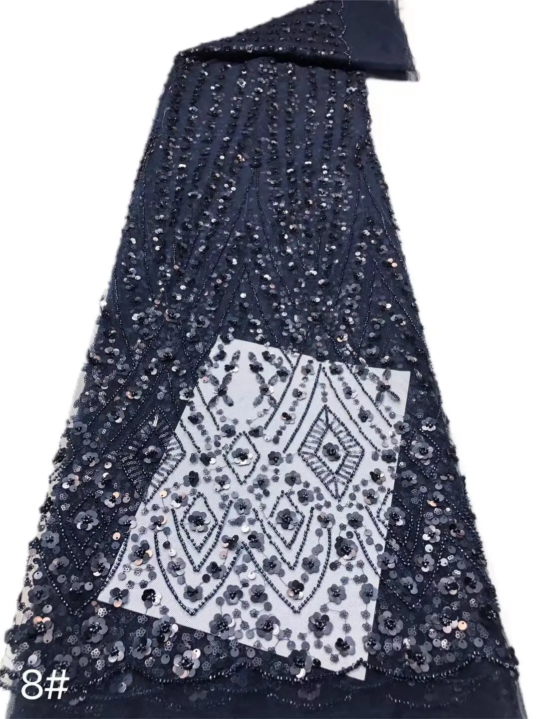 African Beaded Sequins Lace Fabric High Quality L-13067510 Embroidery French Tulle Lace Nigerian Wedding Dress
African Beaded Sequins Lace Fabric High Quality L-13067510 Embroidery French Tulle Lace Nigerian Wedding Dress