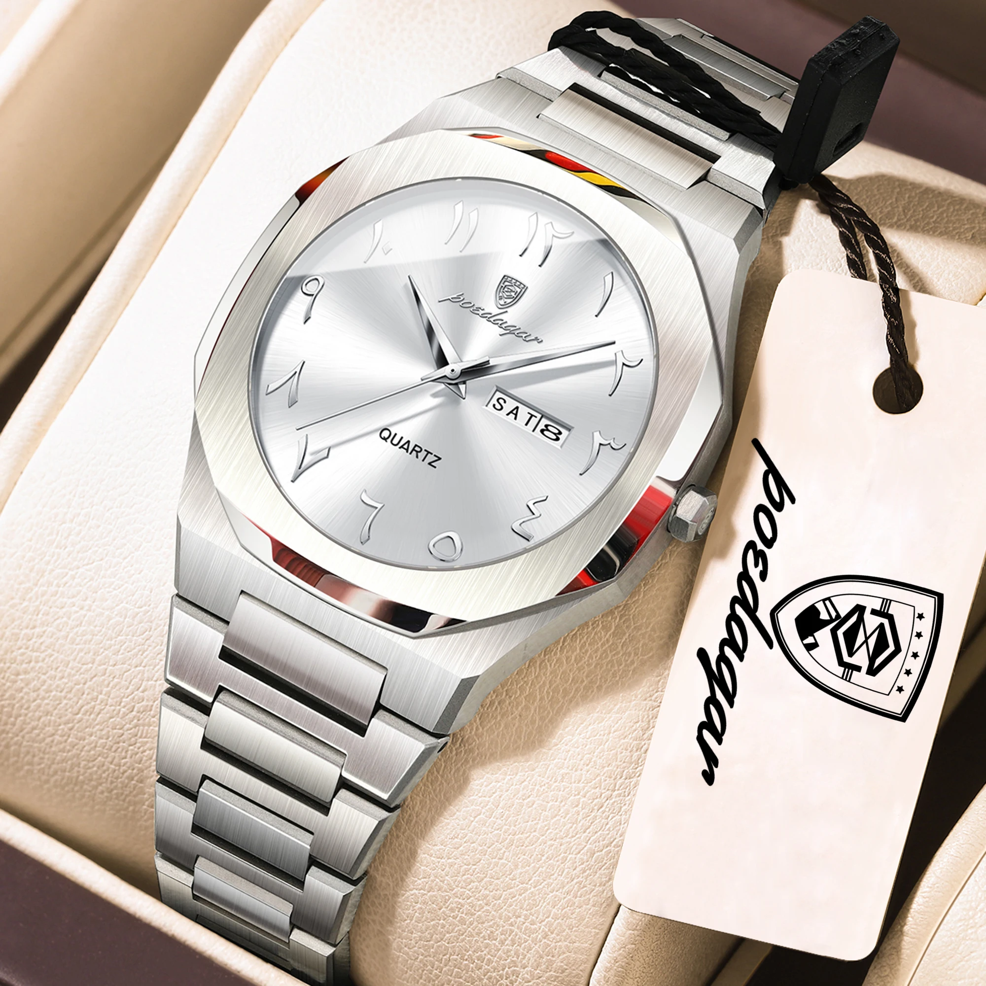 POEDAGAR Luxury Trendy Woman Watch Waterproof Week Date Elegant Women's Watches Quartz Stainless Steel Fashion Ladies Wristwatch
POEDAGAR Luxury Trendy Woman Watch Waterproof Week Date Elegant Women's Watches Quartz Stainless Steel Fashion Ladies Wristwatch