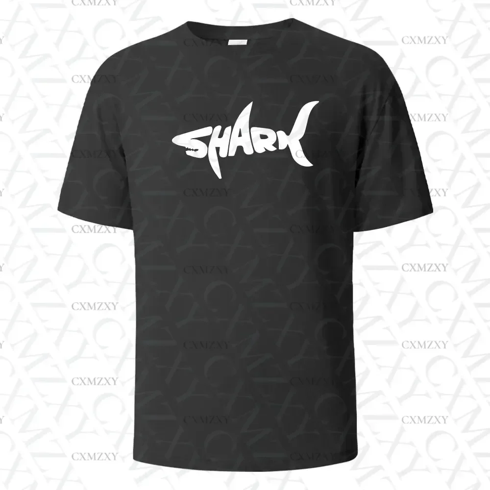 Fashion Shark Print T-shirt 100% cotton summer casual T-shirt men's casual top
Fashion Shark Print T-shirt 100% cotton summer casual T-shirt men's casual top