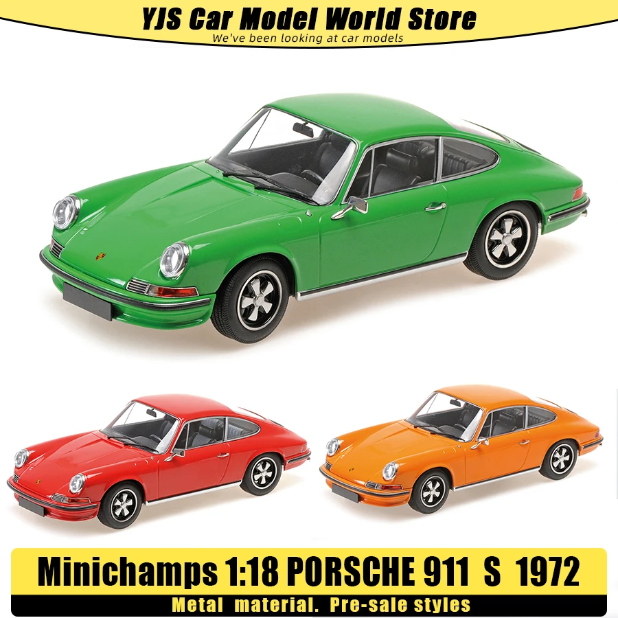 Minichamps Diecast model 1:18 PORSCHE 911 S 1972 Car Model Alloy Collection
Minichamps Diecast model 1:18 PORSCHE 911 S 1972 Car Model Alloy Collection
