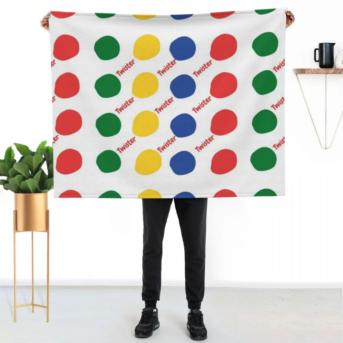 Twister pattern Throw Blanket Warm Comfortable Blanket Gift for Parents Friends
Twister pattern Throw Blanket Warm Comfortable Blanket Gift for Parents Friends