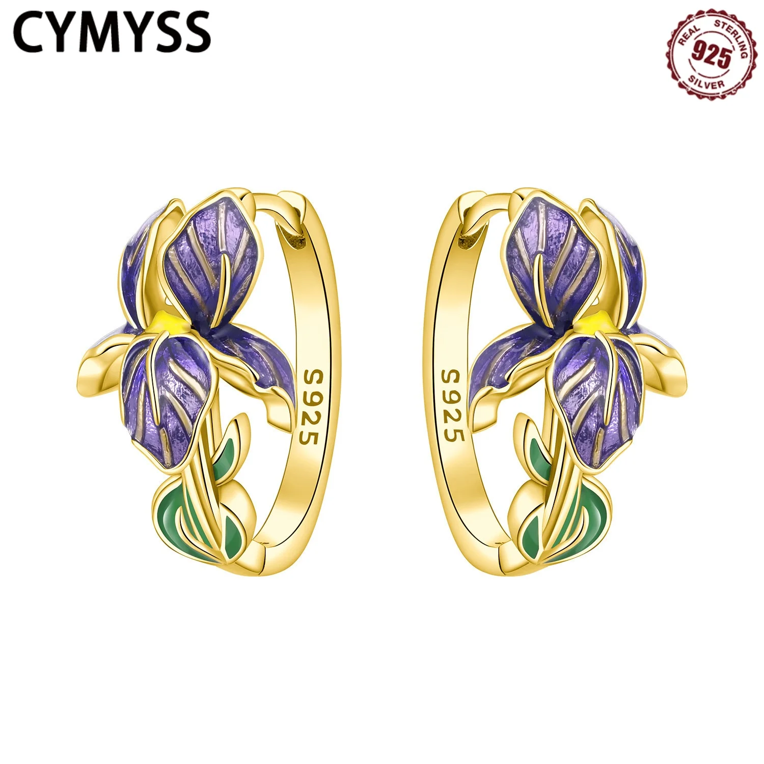 CYMYSS 2025 New S925 Sterling Silver Purple Flower Gold Earrings Boutique Wedding Birthday Party Gift Jewellery Women's Beading
CYMYSS 2025 New S925 Sterling Silver Purple Flower Gold Earrings Boutique Wedding Birthday Party Gift Jewellery Women's Beading