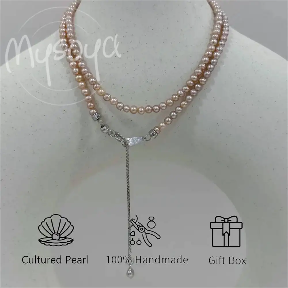 Ожерелье MYSOYA из белого пресноводного жемчуга 5-6 мм с подарочной коробкой, подарок для нее/жума, на день рождения/свадьбу/юбилей/День святого Валентина
Ожерелье MYSOYA из белого пресноводного жемчуга 5-6 мм с подарочной коробкой, подарок для нее/жума, на день рождения/свадьбу/юбилей/День святого Валентина