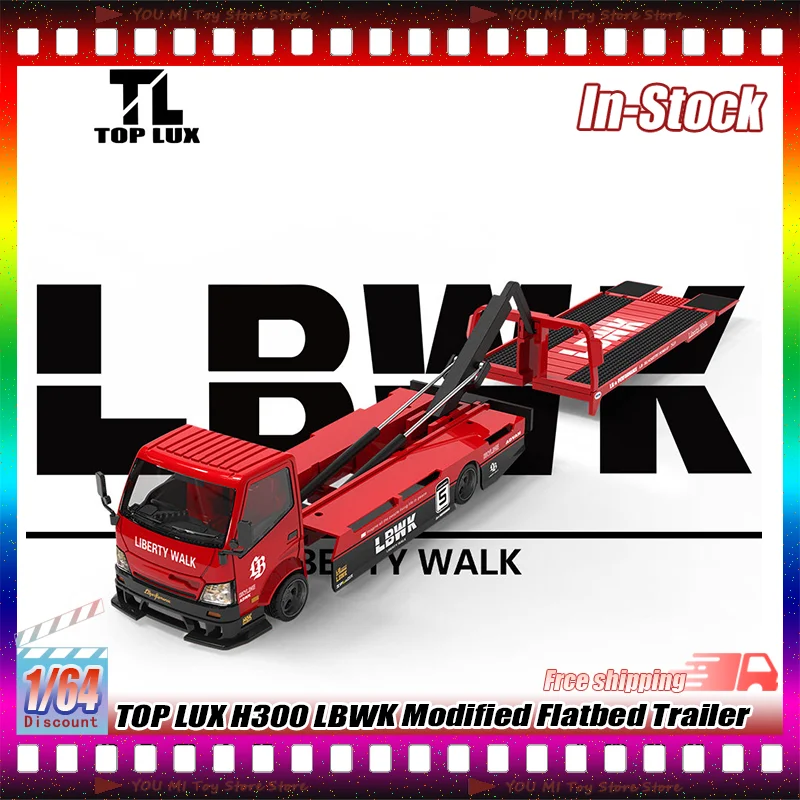 1:64 Scale Alloy In Stock Top Lux H300 Lbwk Rollback Tow Truck Flatbed Trailer Die-Cast Models Adv Liberty Walk Adult Collectors
1:64 Scale Alloy In Stock Top Lux H300 Lbwk Rollback Tow Truck Flatbed Trailer Die-Cast Models Adv Liberty Walk Adult Collectors