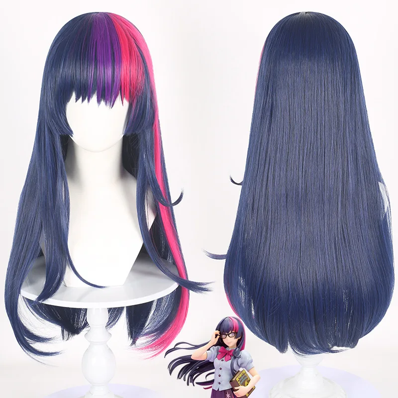 Twilight Sparkle Straight Purple Blue Pink Mixed Long Synthetic Wig 65cm Cosplay Long Straight Hair Wigs for Women
Twilight Sparkle Straight Purple Blue Pink Mixed Long Synthetic Wig 65cm Cosplay Long Straight Hair Wigs for Women