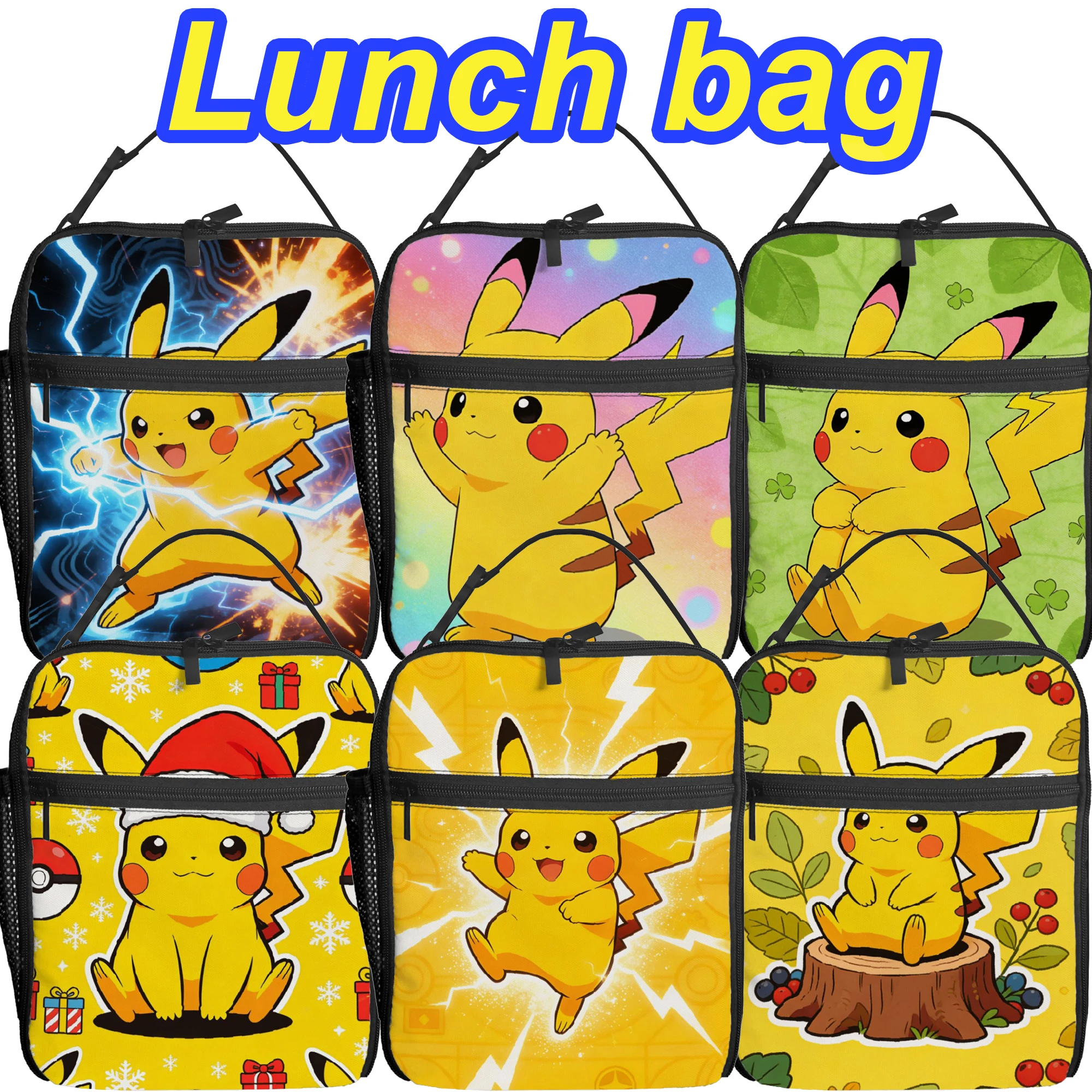 Сумка-ланчбокс Pokémon Pikachu, 1 шт., высококачественная, милая, повседневная, для вечеринок, пикников, школы, в подарок, для ежедневного использования
Сумка-ланчбокс Pokémon Pikachu, 1 шт., высококачественная, милая, повседневная, для вечеринок, пикников, школы, в подарок, для ежедневного использования