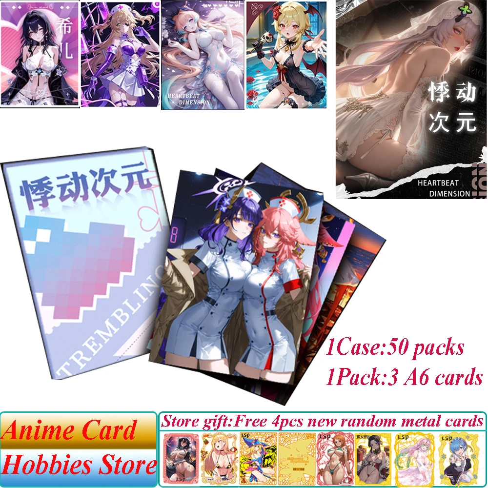 Goddess Story Heartbeat Dimension A6 Collection Cards Anime Girls Swimsuit Bikini Spicy Cards Ccg Acg Booster Box Doujin Toy
Goddess Story Heartbeat Dimension A6 Collection Cards Anime Girls Swimsuit Bikini Spicy Cards Ccg Acg Booster Box Doujin Toy