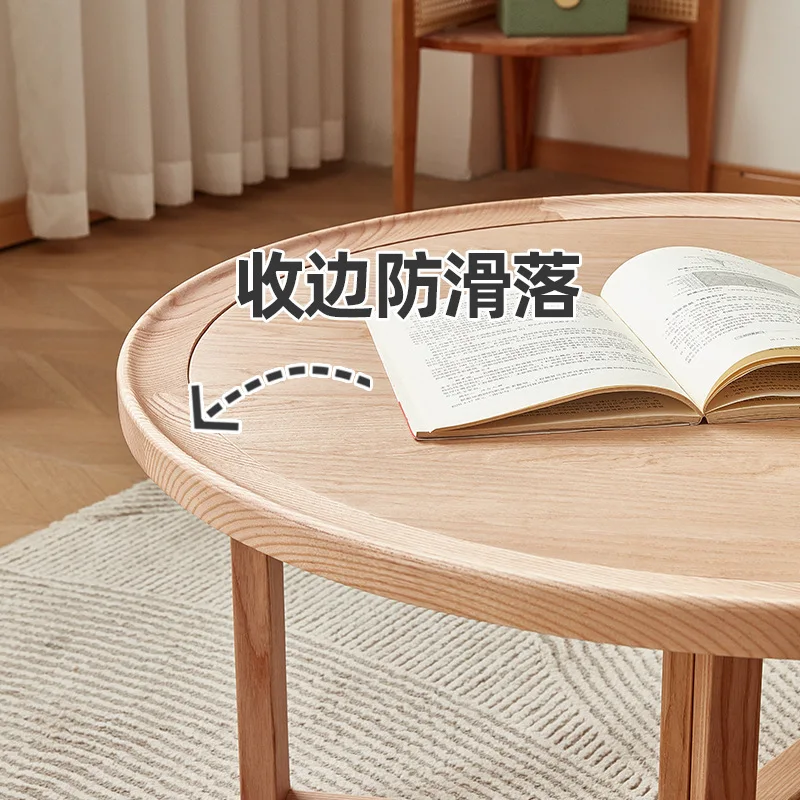 wood solid wood coffee table size combination modern simple log round tea table living room
wood solid wood coffee table size combination modern simple log round tea table living room