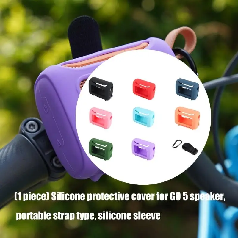 R53C Nonslip Silicone Sleeve With Carry Strap For GO 5 Compact Speaker Water Resistant And Dustproof Protections
R53C Nonslip Silicone Sleeve With Carry Strap For GO 5 Compact Speaker Water Resistant And Dustproof Protections