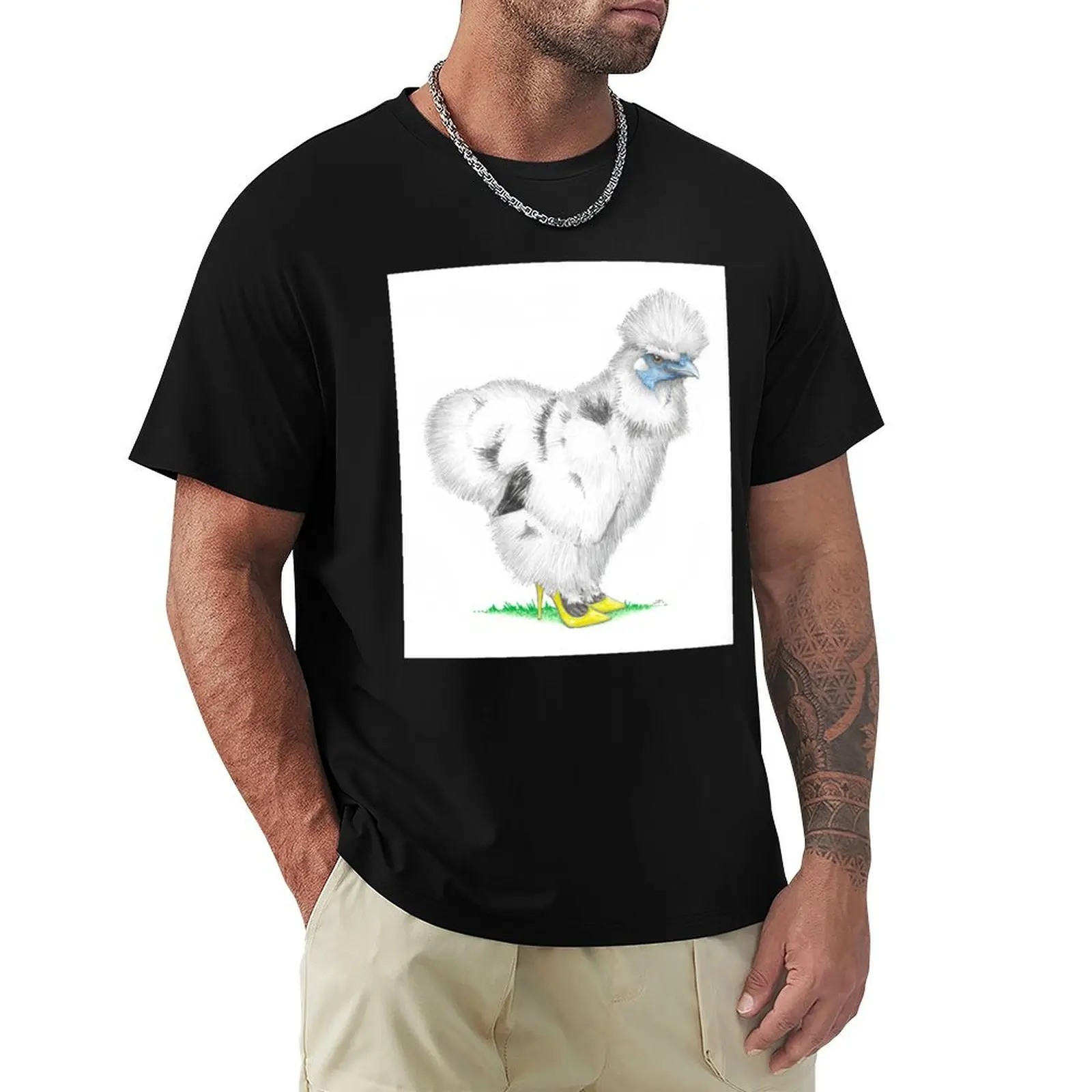 Silkie in High Heels T-Shirt Light Athletic Short Sleeve Tee Shirt
Silkie in High Heels T-Shirt Light Athletic Short Sleeve Tee Shirt