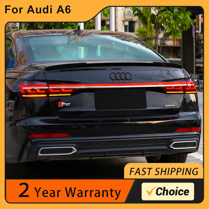Car Lights for Audi A6 A6L LED Tail Light 2019-2022 C8 Rear Stop Lamp Brake Signal DRL Reverse Automotive Accessories
Car Lights for Audi A6 A6L LED Tail Light 2019-2022 C8 Rear Stop Lamp Brake Signal DRL Reverse Automotive Accessories