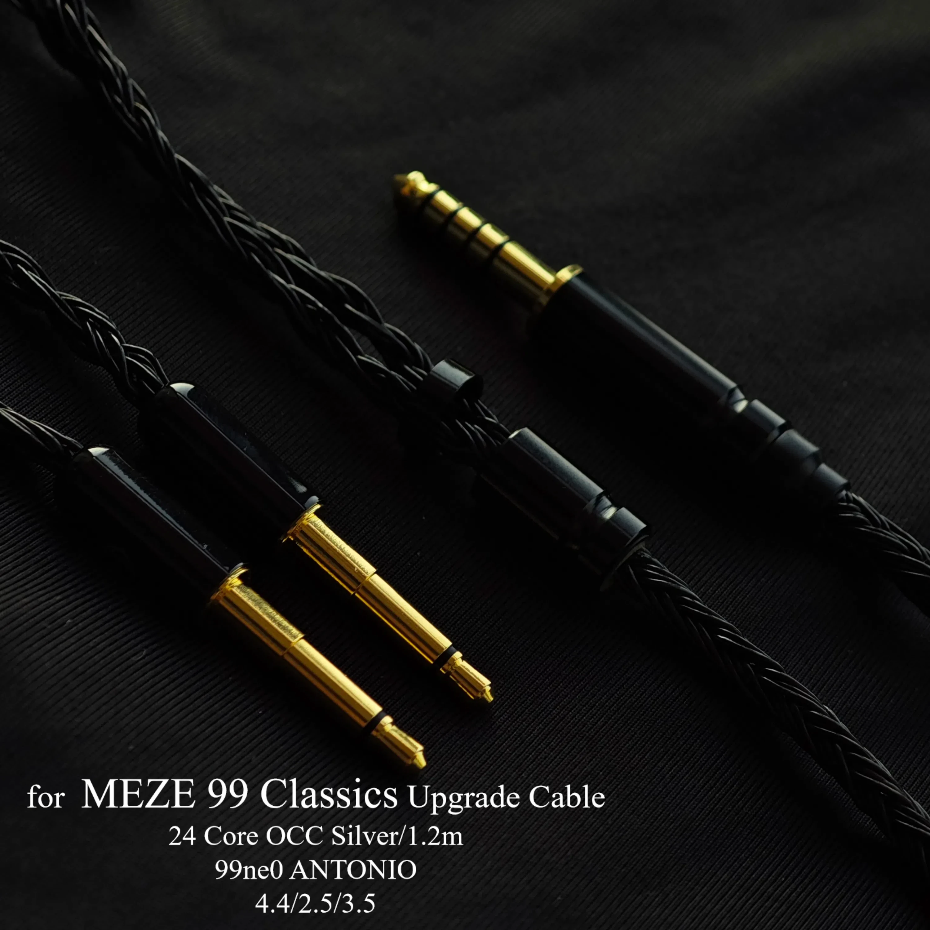 24 Core MEZE 99 Classics Headsets Cable OCC Silver Plated Upgrade Cable Earphones Cable For 99neo ANTONIO 3.5mm XLR
24 Core MEZE 99 Classics Headsets Cable OCC Silver Plated Upgrade Cable Earphones Cable For 99neo ANTONIO 3.5mm XLR