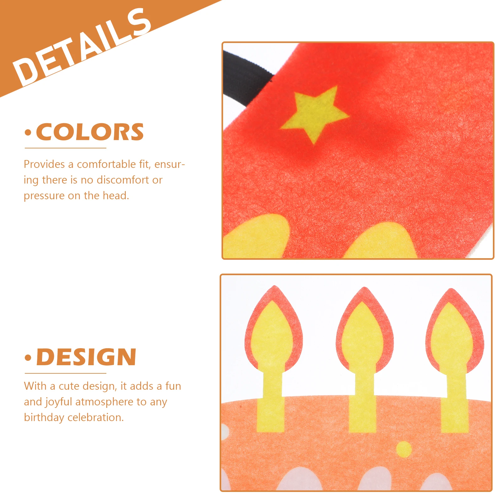 Oh Birthday Hat Photo Props Party Headdress Decorate Orange Non-woven Fabric Child
Oh Birthday Hat Photo Props Party Headdress Decorate Orange Non-woven Fabric Child