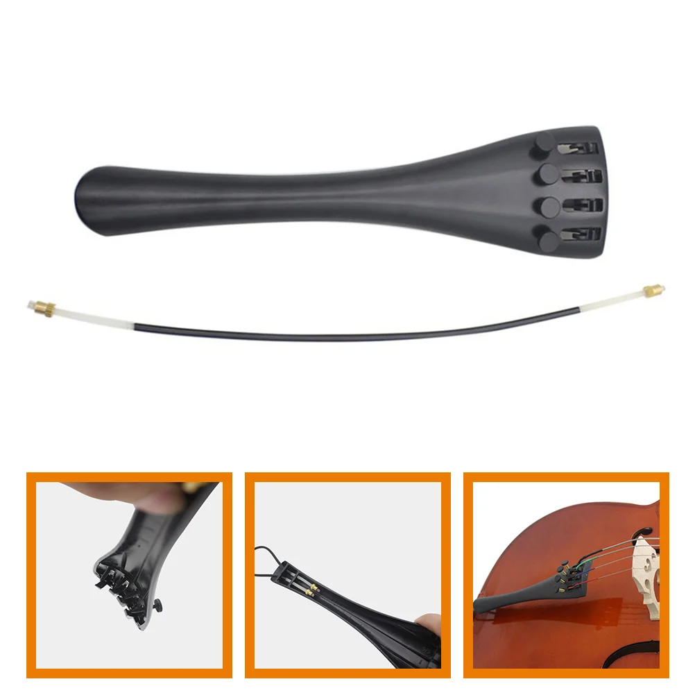 Cello Accessories 4-hole Tailpiece Finetuner Durable Metal for Violin Cello String Board Practical Replacement Parts
Cello Accessories 4-hole Tailpiece Finetuner Durable Metal for Violin Cello String Board Practical Replacement Parts