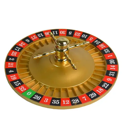 Type D Casino Wooden Roulette Wheel Bingo Game Entertainment Party Game