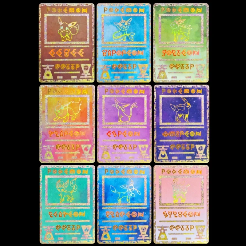 Ancient Egyptian Totem Series Eeveelutions Color Flash Cards Eevee Vaporeon Flareon Umbreon Glaceon Collection Game Cards Gift
Ancient Egyptian Totem Series Eeveelutions Color Flash Cards Eevee Vaporeon Flareon Umbreon Glaceon Collection Game Cards Gift
