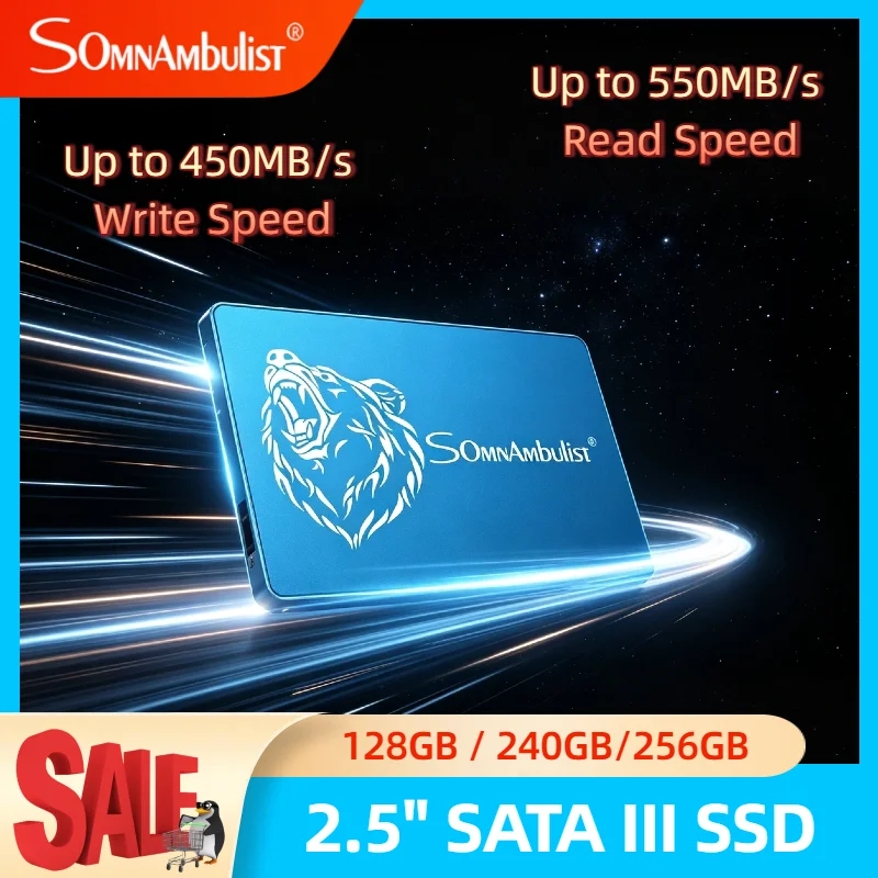 SomnAmbulist 2.5 Inch SATA SSD 1TB Large Capacity Solid State Drive for Laptop Desktop High Speed Internal Storage Pro Unit
SomnAmbulist 2.5 Inch SATA SSD 1TB Large Capacity Solid State Drive for Laptop Desktop High Speed Internal Storage Pro Unit