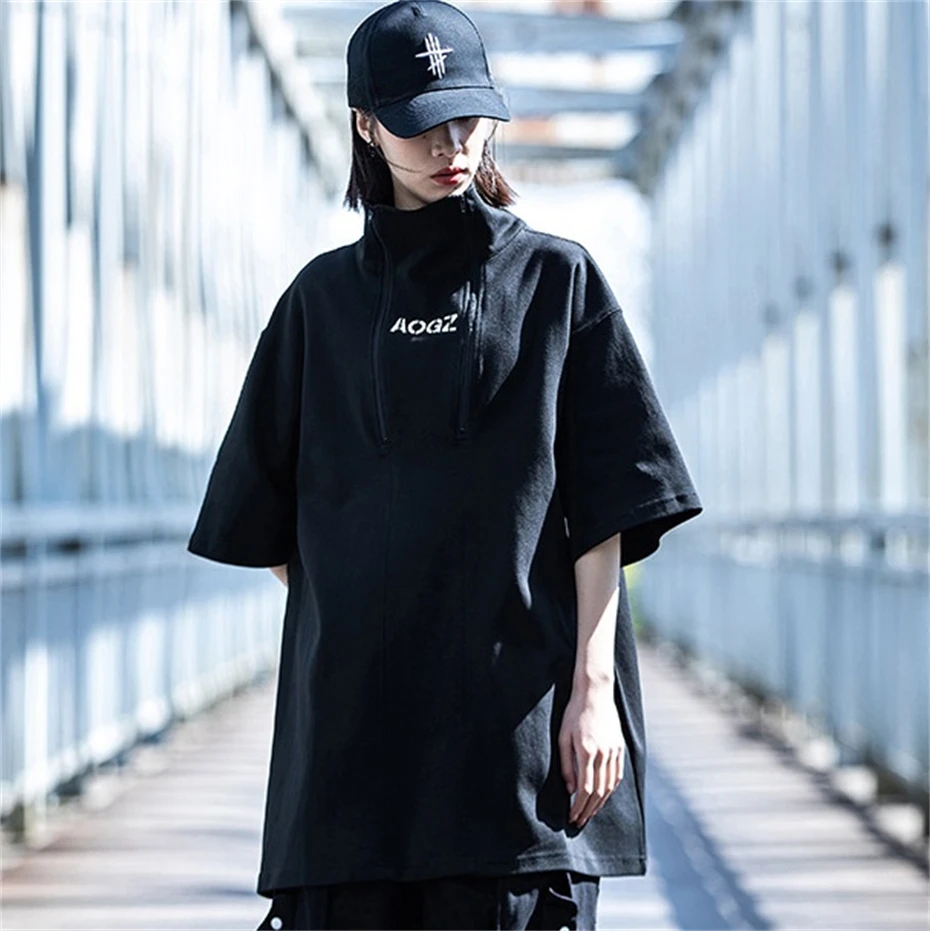 Oversized Short Sleeve T-Shirt Men Streetwear Hip Hop Double Zipper Tees Tops 2025 Summer Functional Black White Casual T Shirts
Oversized Short Sleeve T-Shirt Men Streetwear Hip Hop Double Zipper Tees Tops 2025 Summer Functional Black White Casual T Shirts