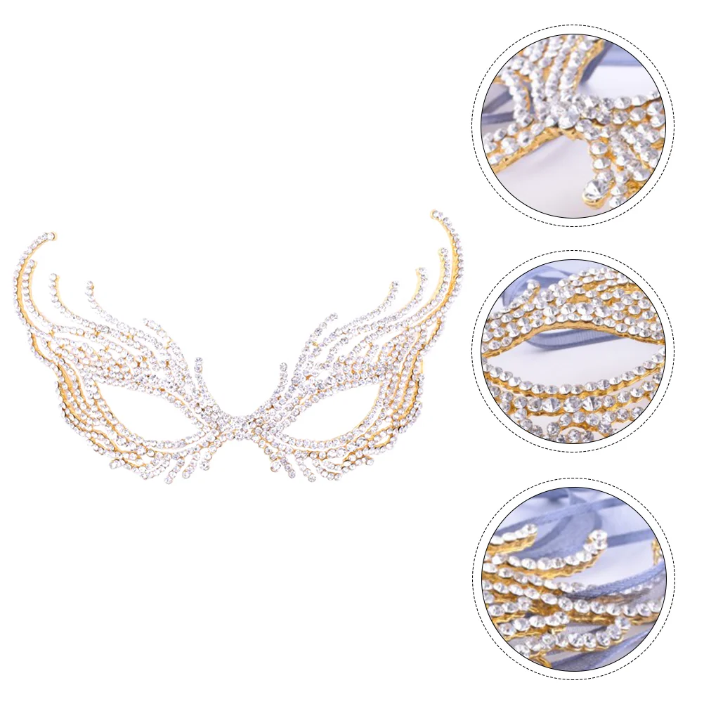 Masquerade Mask Cyber Masks Women Halloween The Rhinestone Headgear Accessories Party Props Alloy
Masquerade Mask Cyber Masks Women Halloween The Rhinestone Headgear Accessories Party Props Alloy