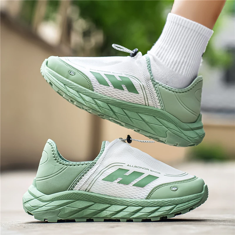 Men's Breathable Mesh Slip On Casual Sneakers Thick Sole Non-slip Sports Board Shoes Tenis Masculino Size 39-46
Men's Breathable Mesh Slip On Casual Sneakers Thick Sole Non-slip Sports Board Shoes Tenis Masculino Size 39-46