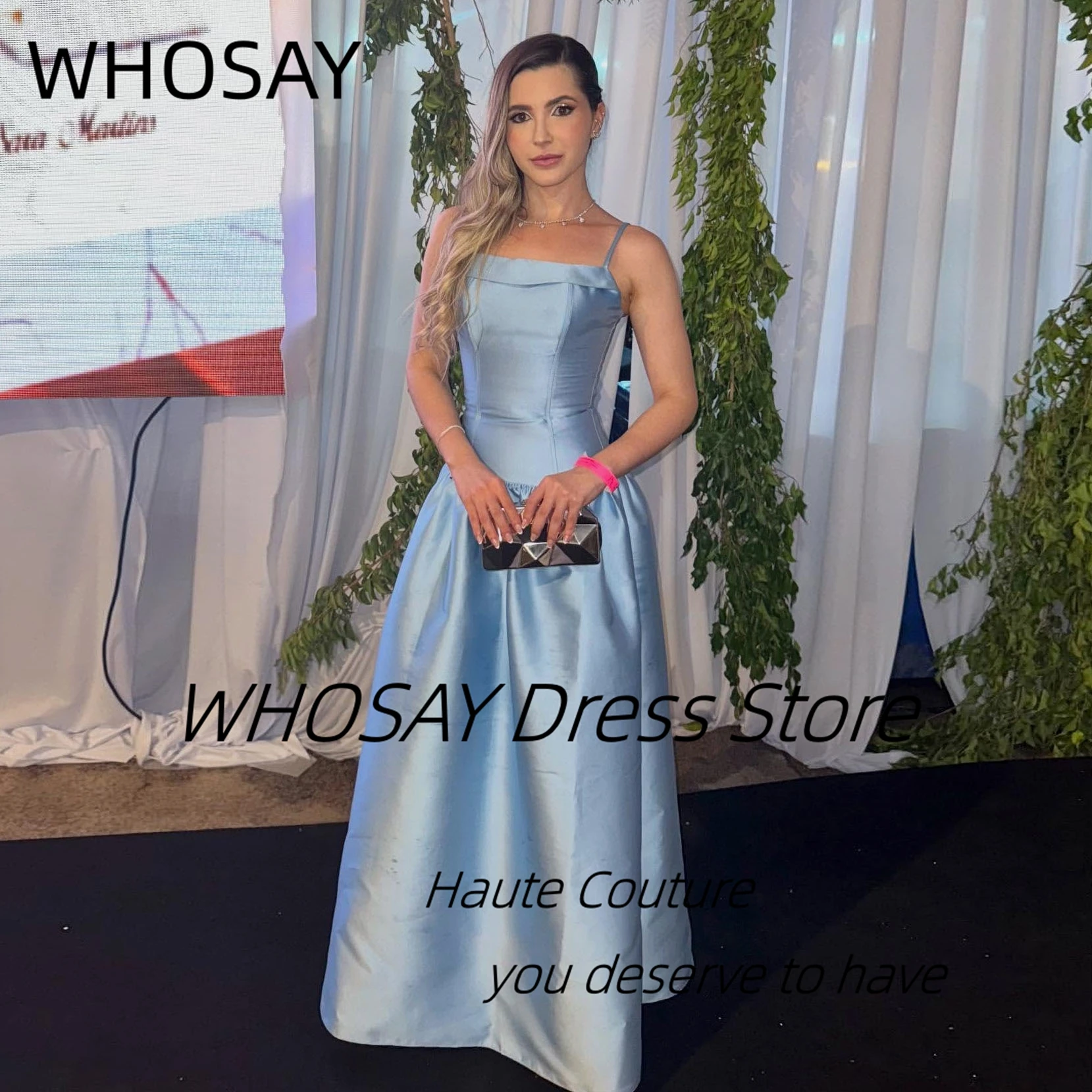 WHOSAY Спагетти без бретелек платья для выпускного вечера на молнии сзади Свадебная вечеринка Bide Wear Длинные вечерние платья принцессы по индивидуальному заказу
WHOSAY Спагетти без бретелек платья для выпускного вечера на молнии сзади Свадебная вечеринка Bide Wear Длинные вечерние платья принцессы по индивидуальному заказу
