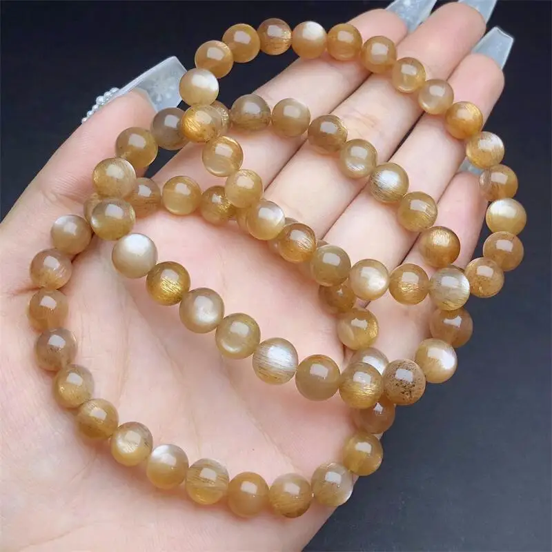 8MM Natural Gold Skeletal Quartz Bracelet For Women Men Love Gift Crystal Beads Strands Jewelry Holiday Gift 1PCS
8MM Natural Gold Skeletal Quartz Bracelet For Women Men Love Gift Crystal Beads Strands Jewelry Holiday Gift 1PCS