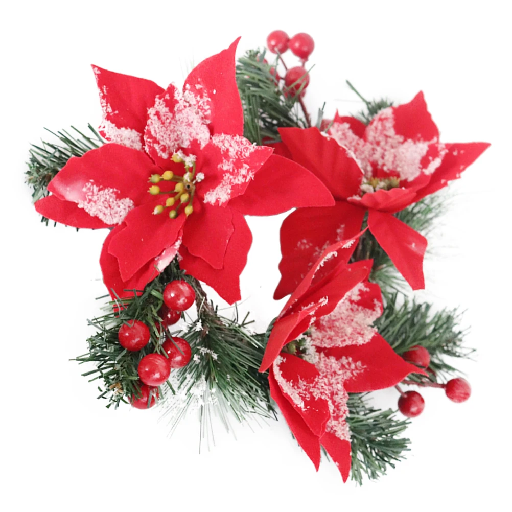 Xmas Ring Simulation Berry Pine Needles Table Garland Christmas Party Decoration Festive Wreath Decor
Xmas Ring Simulation Berry Pine Needles Table Garland Christmas Party Decoration Festive Wreath Decor