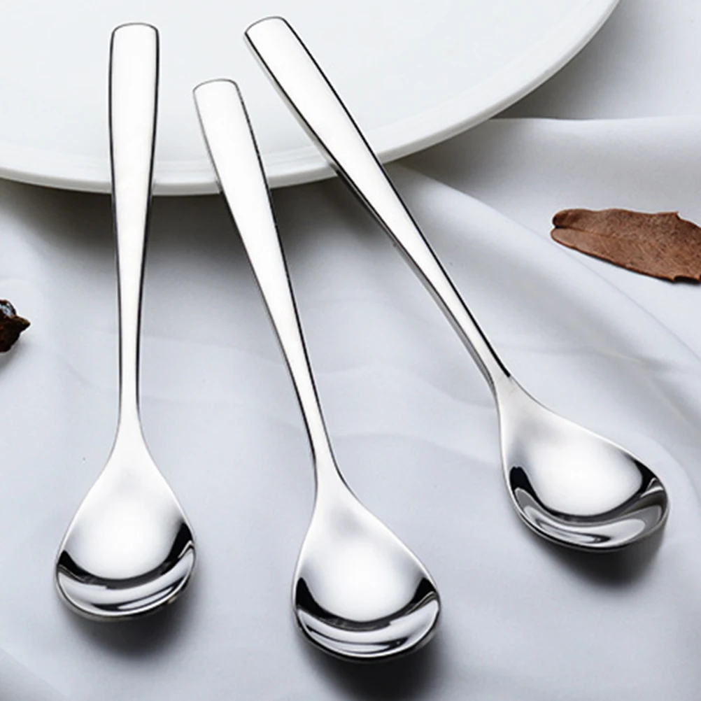 Stainless Spoon Teaspoons Soup Spoons Silver Square Handle Easy Clean Healthy Kitchen Gadgets Home
Stainless Spoon Teaspoons Soup Spoons Silver Square Handle Easy Clean Healthy Kitchen Gadgets Home