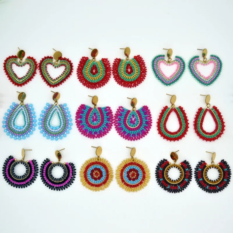 Water Drop Originality Crystal Graph Hand Knitting Bohemia Tide Simple 2025 Handmade Beaded Earrings
Water Drop Originality Crystal Graph Hand Knitting Bohemia Tide Simple 2025 Handmade Beaded Earrings