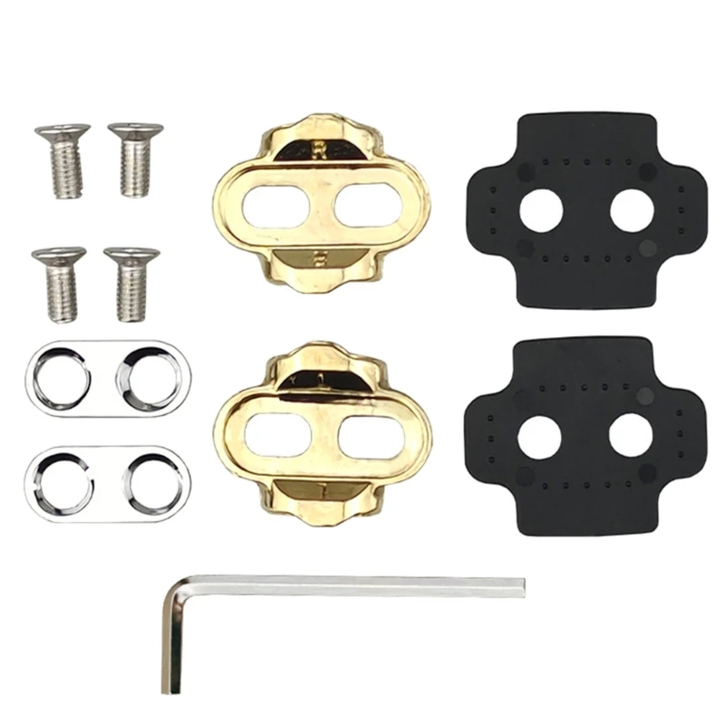 Mountain Bike Pedal SPD Shoes Adapter Cleats Cycling Cleats with Screw & Wrench TOP quality
Mountain Bike Pedal SPD Shoes Adapter Cleats Cycling Cleats with Screw & Wrench TOP quality