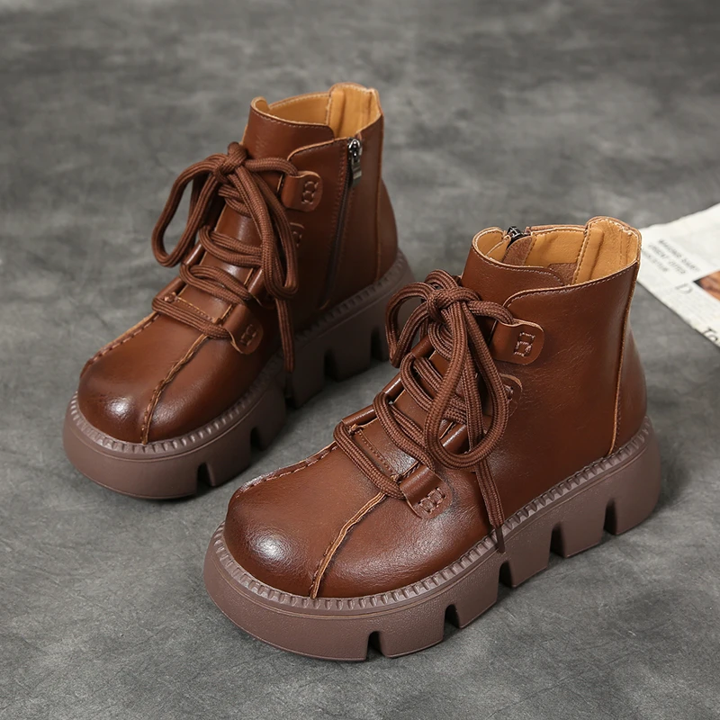 Retro Comfortable Breathable Outsole Female Boots 2023 Autumn New Ladies Casual Shoes Thick Sole Non-slip Women Vulcanized Shoes
Retro Comfortable Breathable Outsole Female Boots 2023 Autumn New Ladies Casual Shoes Thick Sole Non-slip Women Vulcanized Shoes