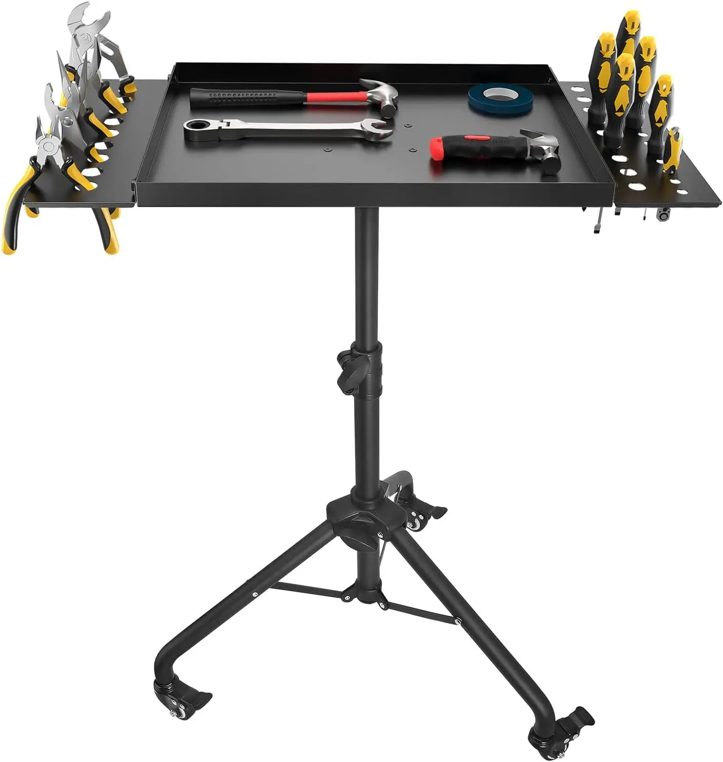 Mobile Adjustable Tool Tray Cart with 2 Holders for Salon Garage Workshop
Mobile Adjustable Tool Tray Cart with 2 Holders for Salon Garage Workshop