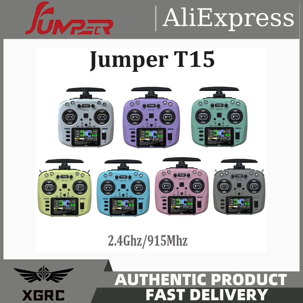 Jumper T15 2,4 ГГц/915 МГц фотокамера с карданным датчиком зала, HD-экран 3,5 дюйма, 1000 МВт, передатчик, дистанционное управление для радиоуправляемого дрона с длинным радиоуправлением FPV
Jumper T15 2,4 ГГц/915 МГц фотокамера с карданным датчиком зала, HD-экран 3,5 дюйма, 1000 МВт, передатчик, дистанционное управление для радиоуправляемого дрона с длинным радиоуправлением FPV