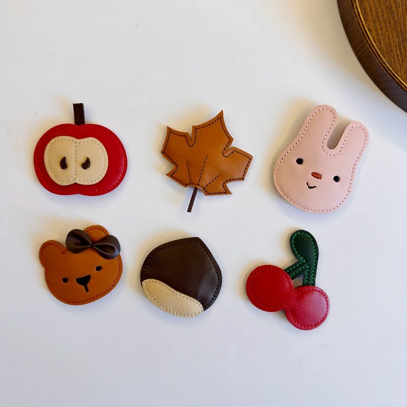 1PCS 2026 Summer Cute Rabbit Bear Hair Clips Leather Cherry BB Barrettes Girls Kids Hair Accessories
1PCS 2026 Summer Cute Rabbit Bear Hair Clips Leather Cherry BB Barrettes Girls Kids Hair Accessories