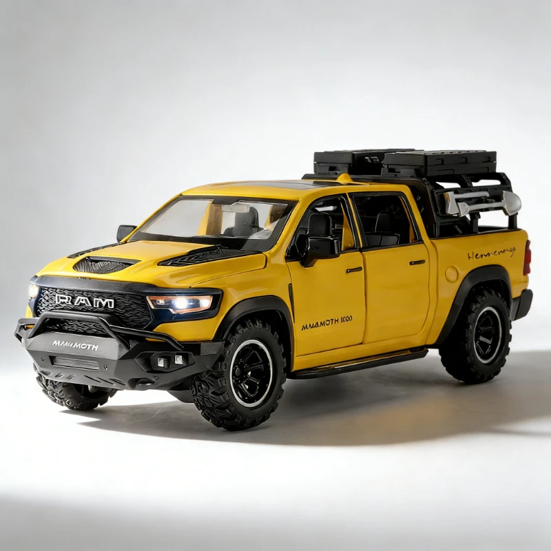 1:32 Mammoth pickup alloy off-road car model creative ornament toy children's gift
1:32 Mammoth pickup alloy off-road car model creative ornament toy children's gift