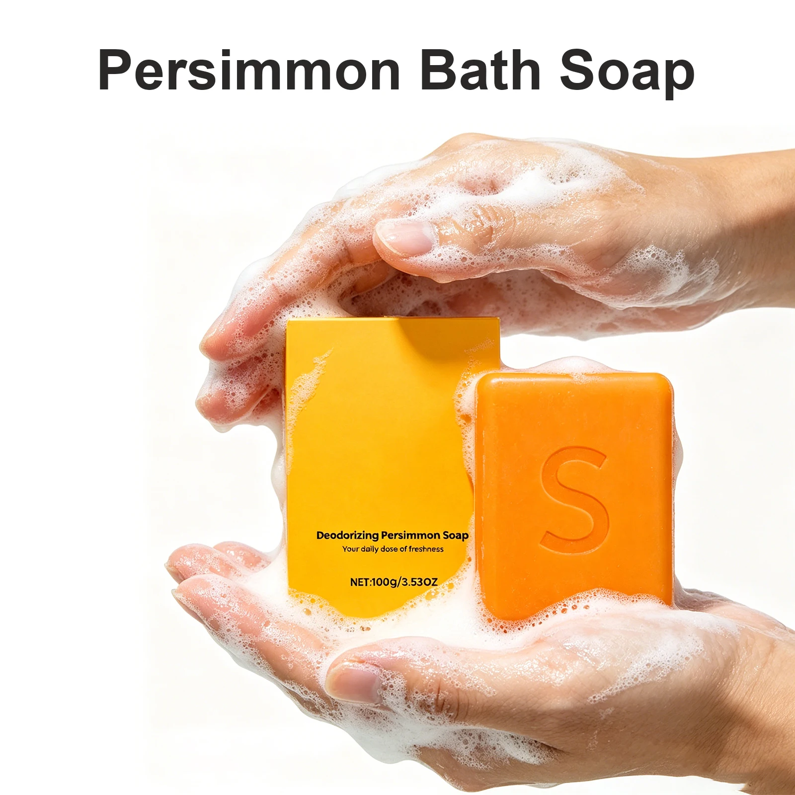 Persimmon Bath Soap Refreshing Body Soap Mild Skin Friendly Deep Cleansing Moisturizing Fragrance Daily Bathing Face Body
Persimmon Bath Soap Refreshing Body Soap Mild Skin Friendly Deep Cleansing Moisturizing Fragrance Daily Bathing Face Body