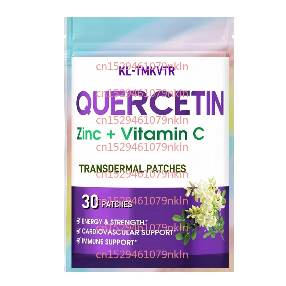 30 Patches Quercetin Transdermal Patches with Zinc, Vitamin C & Bromelain – Immune & Antioxidant Support
30 Patches Quercetin Transdermal Patches with Zinc, Vitamin C & Bromelain – Immune & Antioxidant Support