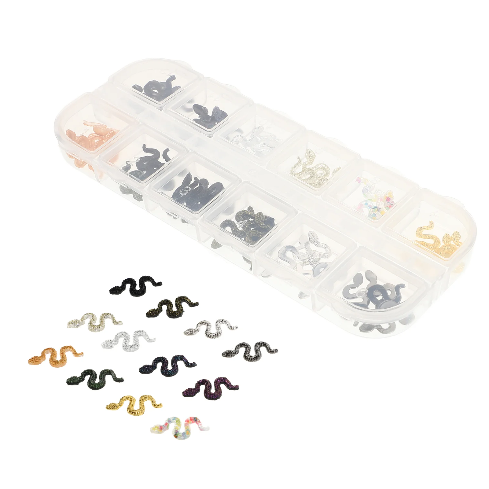 Snake Accessories Punk Nail Jewelry for Decorations European and American Nails Charms Metal Women
Snake Accessories Punk Nail Jewelry for Decorations European and American Nails Charms Metal Women