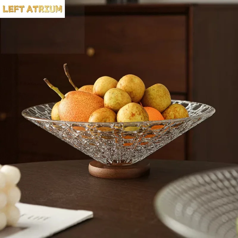Wooden Base Glass Fruit Plate Conical Rice Bowl Dessert Plate Salad Bowl Snack Plates Candy Dish Dried Fruit Plates Tea Tray
Wooden Base Glass Fruit Plate Conical Rice Bowl Dessert Plate Salad Bowl Snack Plates Candy Dish Dried Fruit Plates Tea Tray
