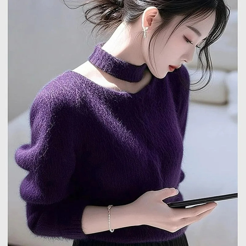 2024 Autumn New Temperament Unique Soft Versatile Pullover Knitted Long-sleeved Solid Color Office Lady Slim Fit Top
2024 Autumn New Temperament Unique Soft Versatile Pullover Knitted Long-sleeved Solid Color Office Lady Slim Fit Top