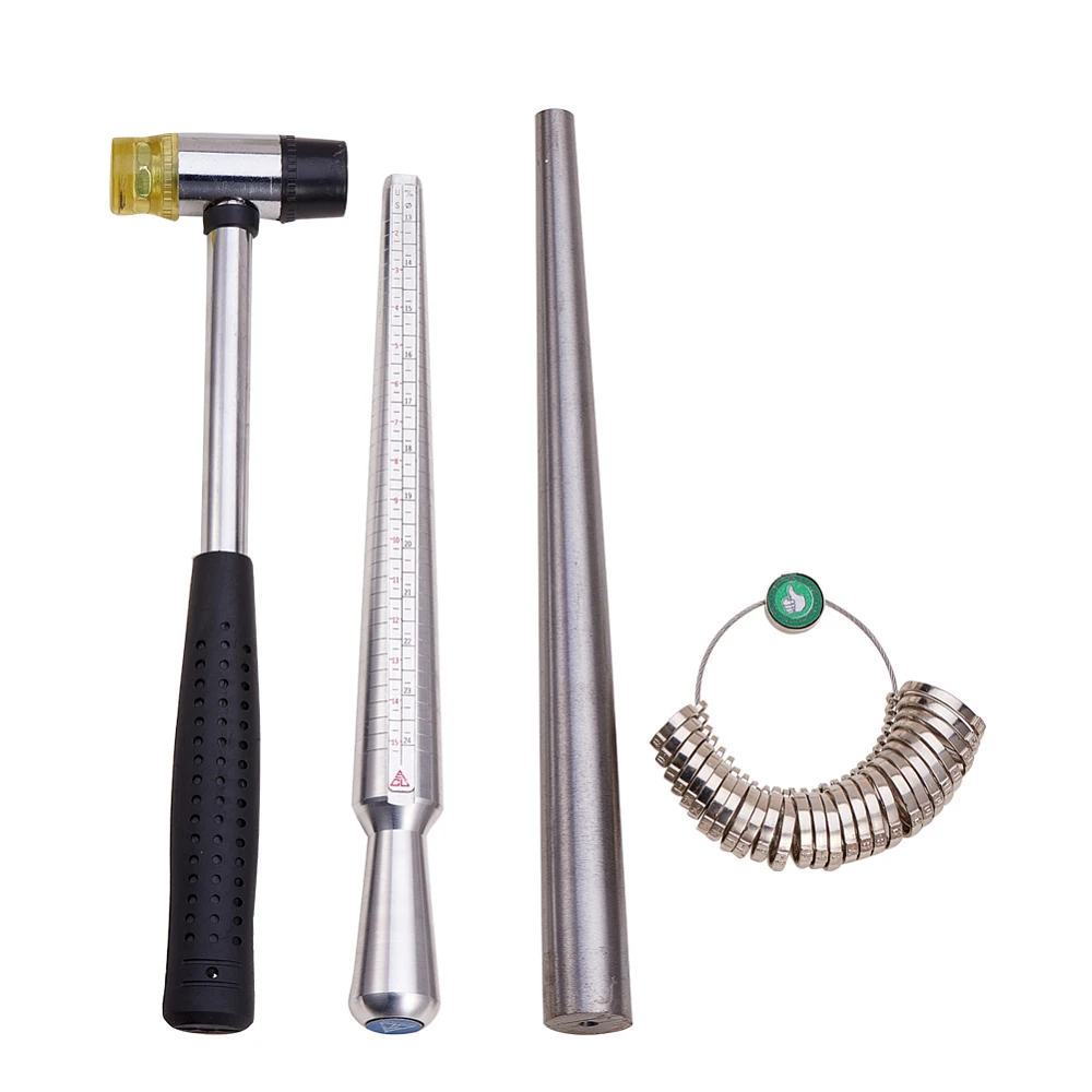 Jewelry Tool Sets with Ring Enlarger Stick Mandrel Handle Hammers
Jewelry Tool Sets with Ring Enlarger Stick Mandrel Handle Hammers