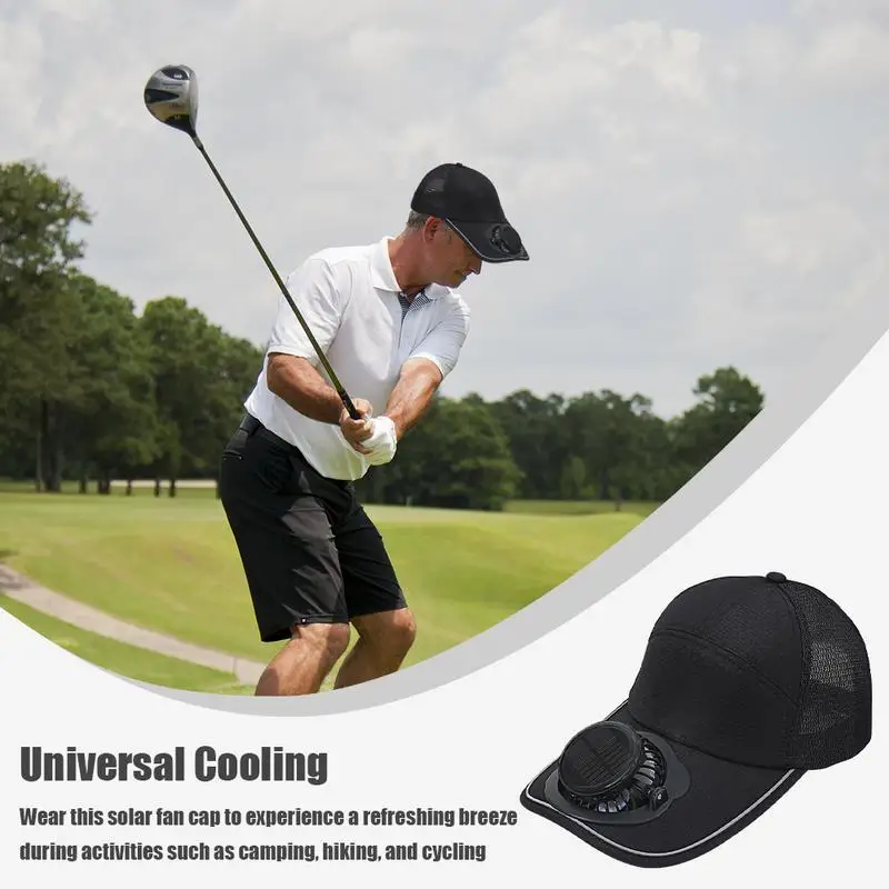 Sun Protection Hats With Solar Powered Fan Summer Solar Charging Sun Hat Built-in Fan For Running Outdoor Sports Camping
Sun Protection Hats With Solar Powered Fan Summer Solar Charging Sun Hat Built-in Fan For Running Outdoor Sports Camping