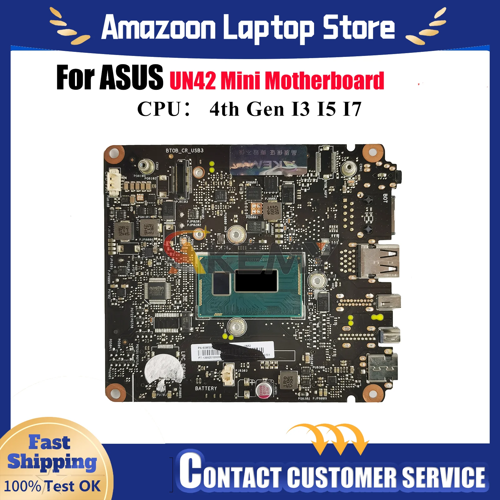 UN42 Laptop Motherboard For ASUS VivoMini UN42 Notebook Mainboard With I3 I5 I7 CPU 100% tests OK fast shipping High quality
UN42 Laptop Motherboard For ASUS VivoMini UN42 Notebook Mainboard With I3 I5 I7 CPU 100% tests OK fast shipping High quality