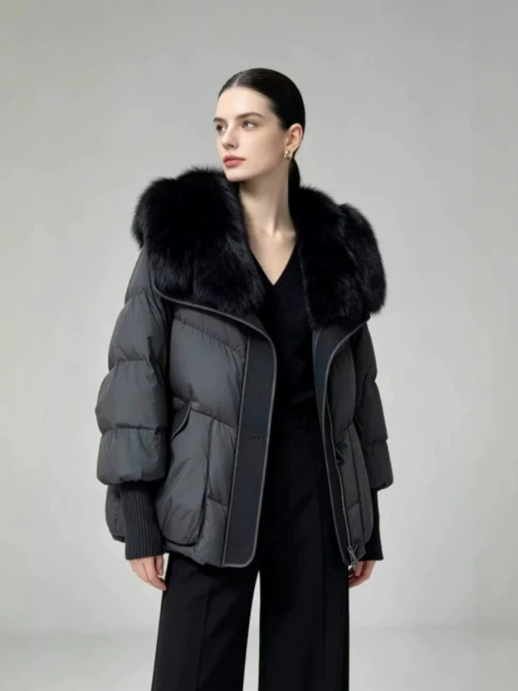 OFTBUY Luxury Duck Down Jacket Women 2026 Winter High Quality Matte Puffer Coat Windproof Thick Warm Duck Down Parka New Feather
OFTBUY Luxury Duck Down Jacket Women 2026 Winter High Quality Matte Puffer Coat Windproof Thick Warm Duck Down Parka New Feather