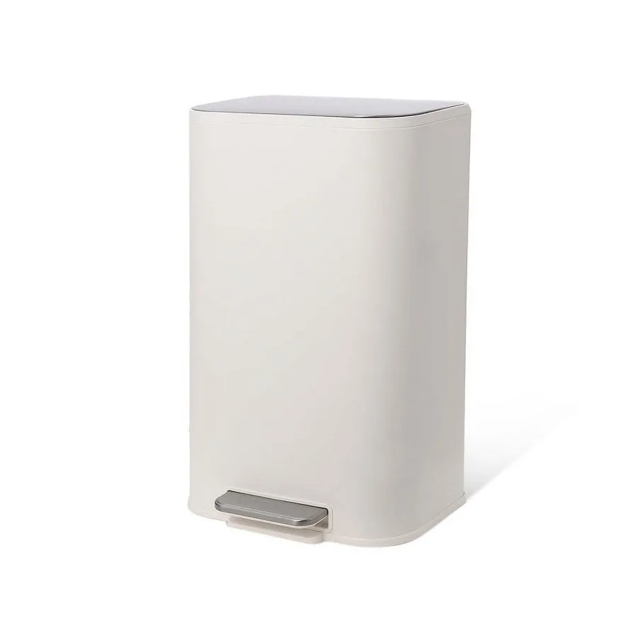 Kitchen Trash Can, Stainless Steel Garbage Can with Lid, Step-On Pedal and Inner Bucket, Rectangular Trash Can for Home Kitchen
Kitchen Trash Can, Stainless Steel Garbage Can with Lid, Step-On Pedal and Inner Bucket, Rectangular Trash Can for Home Kitchen
