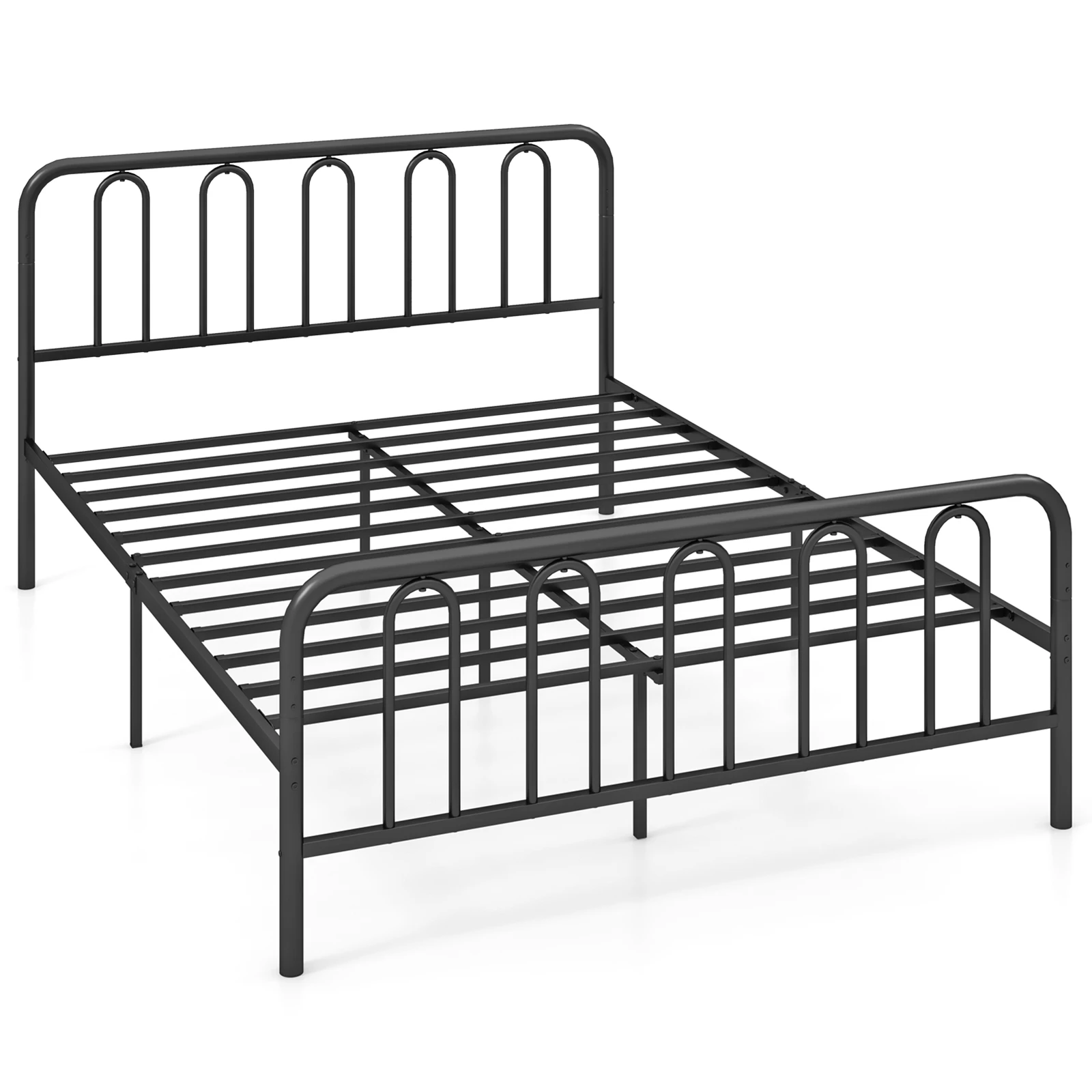 Queen Size Metal Bed Frame Headboard Footboard Platform Mattress Foundation
Queen Size Metal Bed Frame Headboard Footboard Platform Mattress Foundation