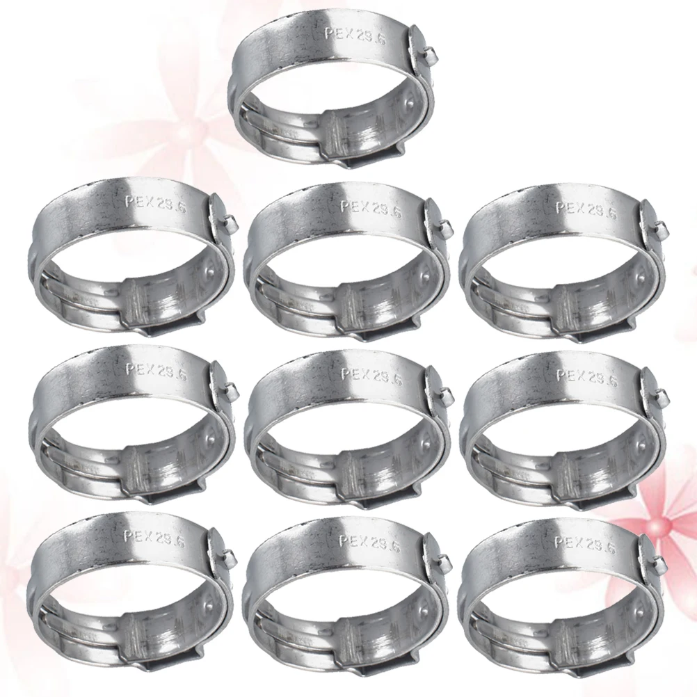 10 Pcs Single Ear Clamp Drive Hose Clip Stainless Steel for Gas Clamps Dedicated
10 Pcs Single Ear Clamp Drive Hose Clip Stainless Steel for Gas Clamps Dedicated