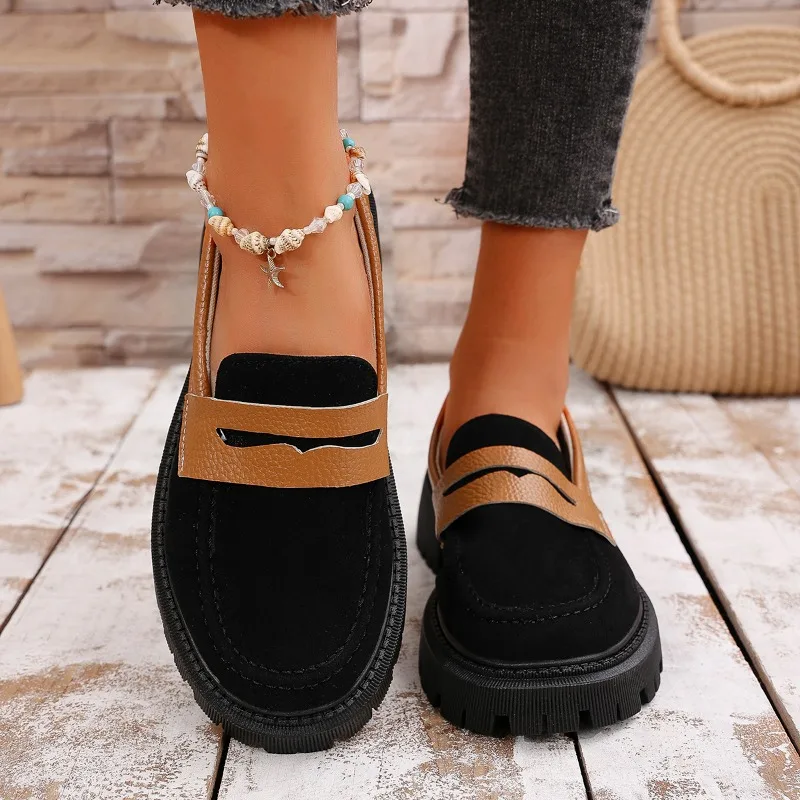 2025 Women's High Quality Outdoor Shopping High Heels Non-slip Casual Round Head Matching Color Designer Platform Shoes
2025 Women's High Quality Outdoor Shopping High Heels Non-slip Casual Round Head Matching Color Designer Platform Shoes